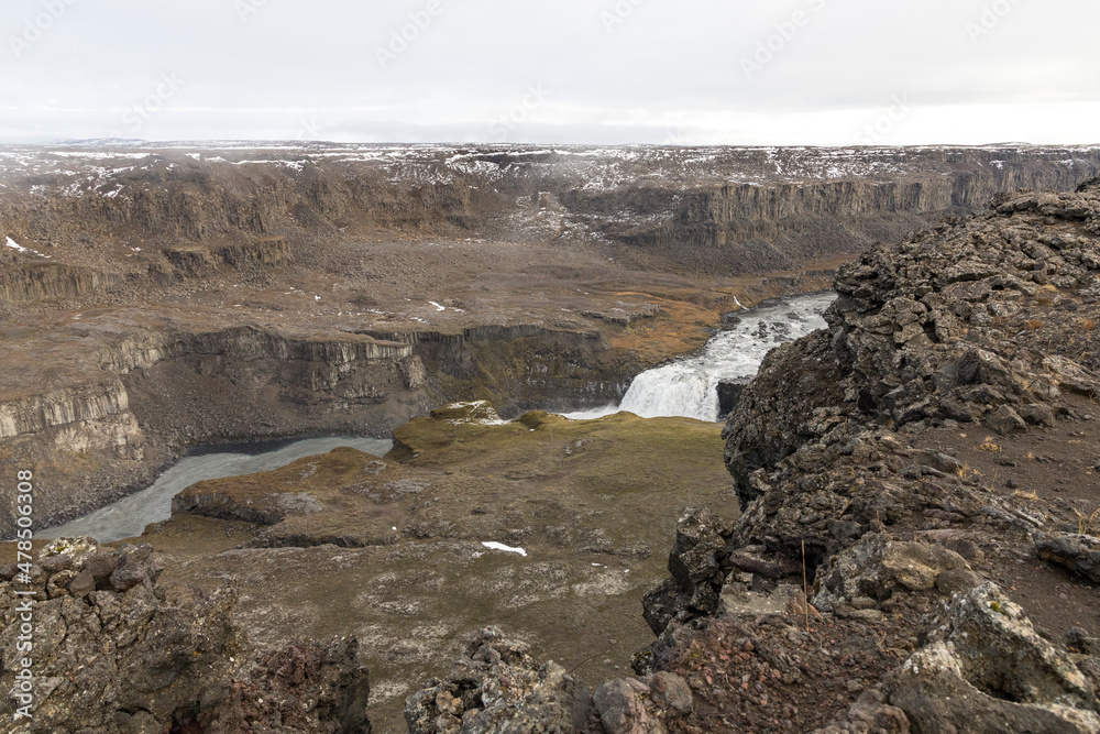 Hafragilsfoss Canyon Iceland