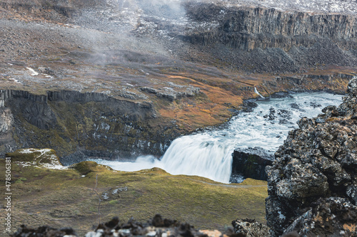 Hafragilsfoss Canyon Iceland photo