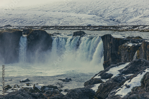 Godafoss Waterfall in Iceland