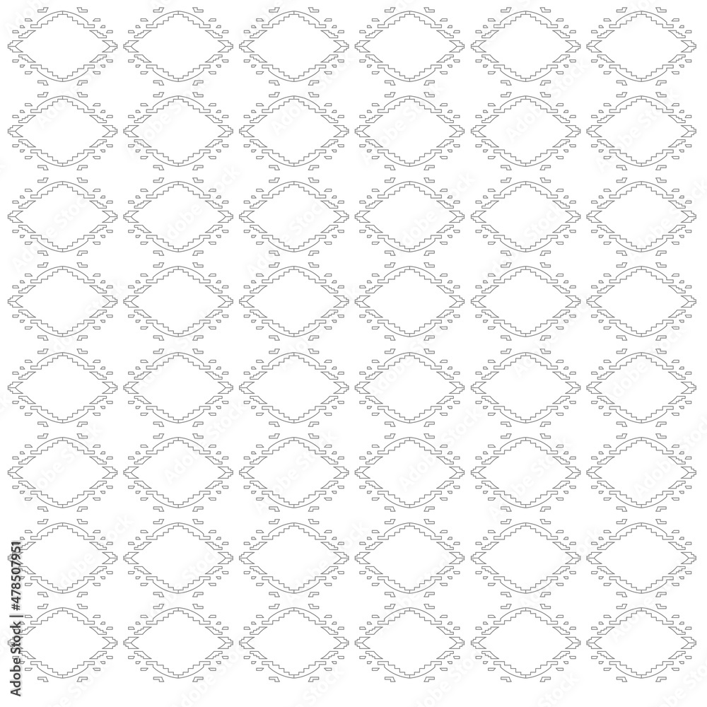 Luxury Ornaments Aztecs Black White Pattern, Texture, Background Luxury Ornaments Aztecs Black White Pattern, Texture, Background