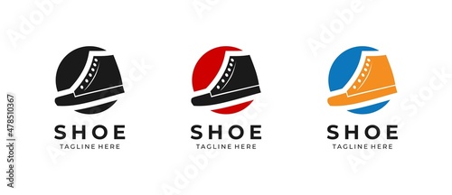 Shoes logo vector template company 