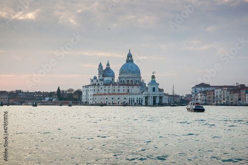 View to Basilica di Santa Maria della Salute, Venice, Italy