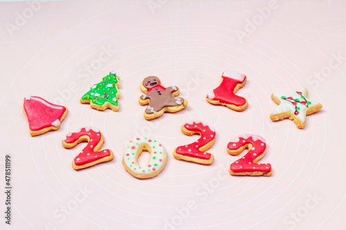 royal icing Christmas cookies