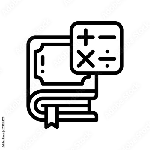 math line style icon. vector illustration for graphic design, website, app