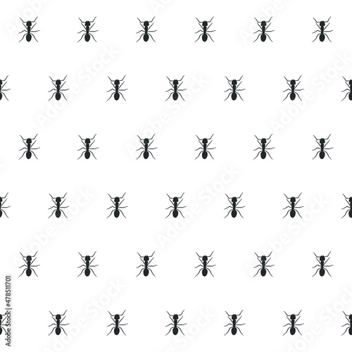 ant vector seamless pattern background © hendripiss