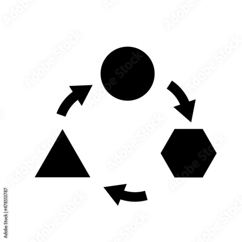 Adaptability icon vector