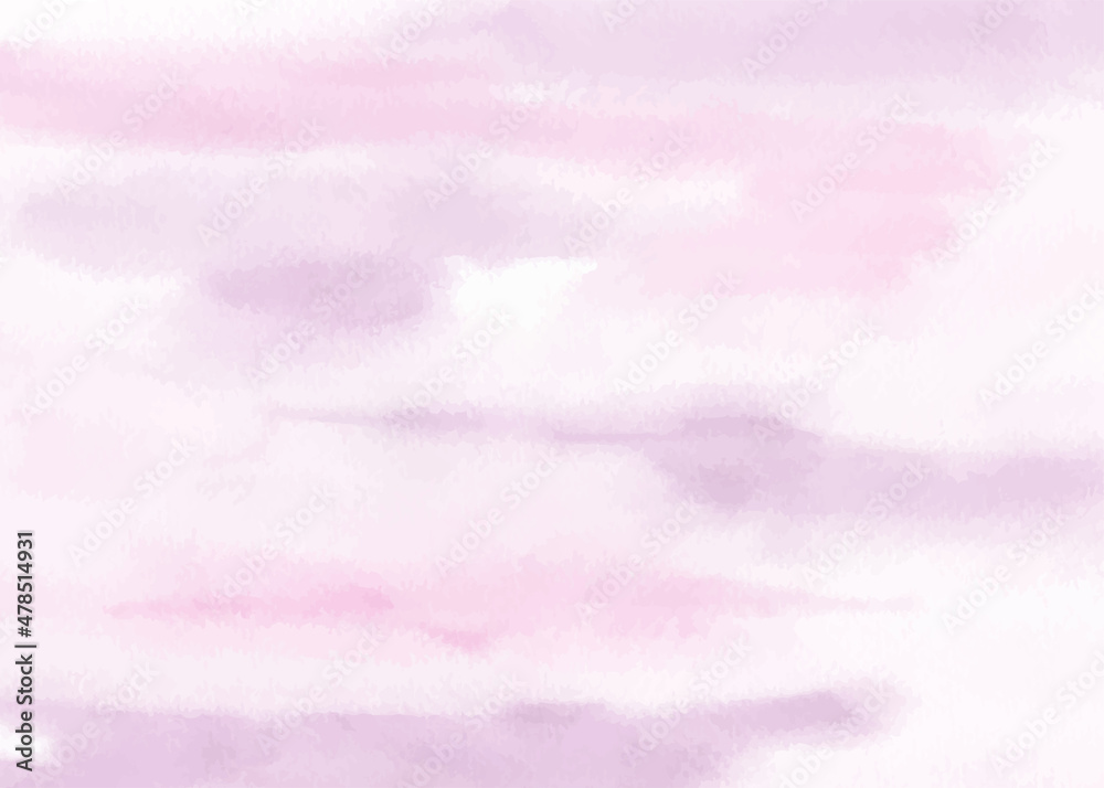 Fototapeta premium Watercolor stripes texture purple pink abstract background