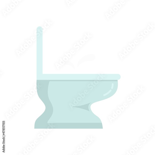 Furniture bidet icon flat isolated vector