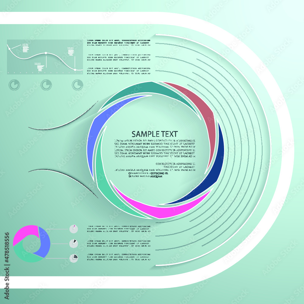 Minimal infographic template vector eps Minimal infographic template vector eps