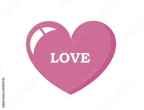 I Love You card. Valentine's Day, declaration of love. Love postcard.