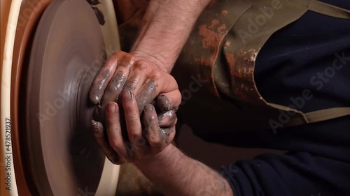 master's transformation of clay into ceramic design with artistic touches