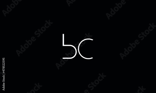 BC, CB, Abstract Letters Logo Monogram