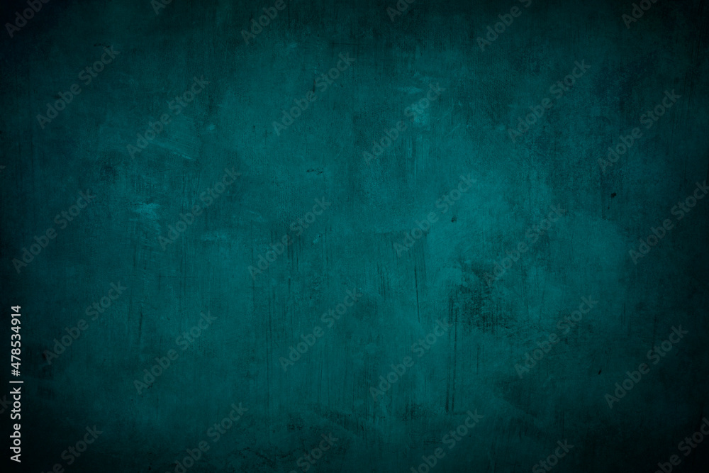 Obraz premium Teal colored grunge background