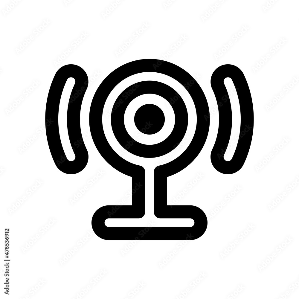 Web Cam vector Flat Icon Design Symbol on White background EPS 10 File Web Cam vector Flat Icon Design Symbol on White background EPS 10 File