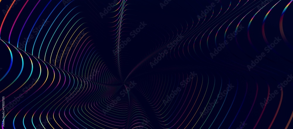 Background with an abstract liquid color flow and motion of a wavy