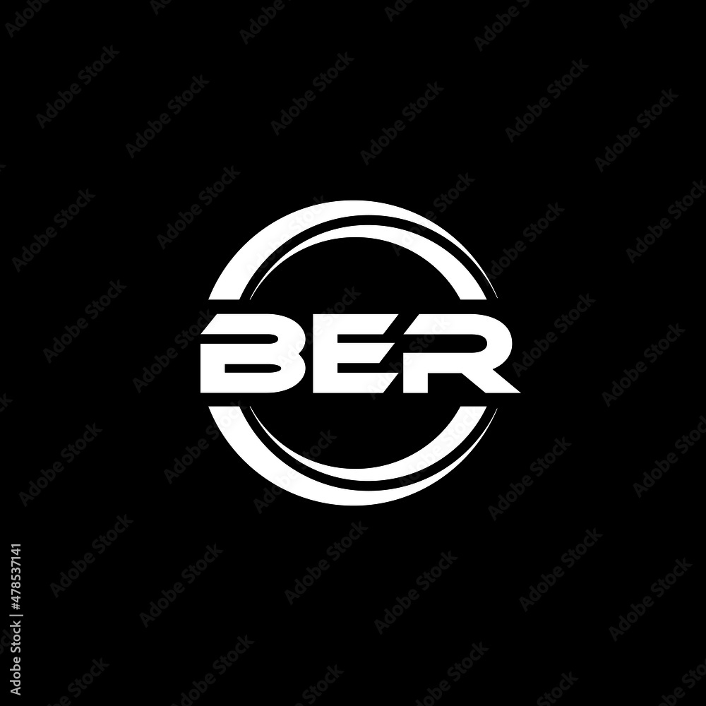 BER letter logo design with black background in illustrator, vector logo modern alphabet font overlap style. calligraphy designs for logo, Poster, Invitation, etc. BER letter logo design with black background in illustrator, vector logo modern alphabet font overlap style. calligraphy designs for logo, Poster, Invitation, etc.