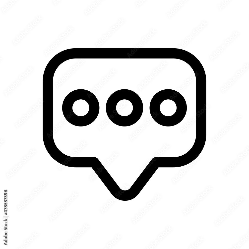 Chat vector Flat Icon Design Symbol on White background EPS 10 File