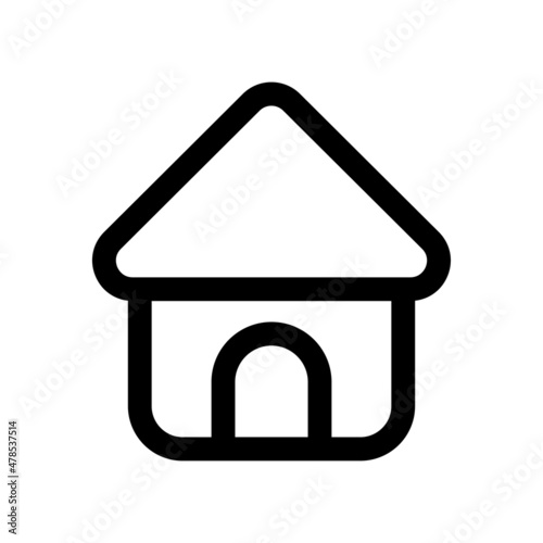 House vector Flat Icon Design Symbol on White background EPS 10 File