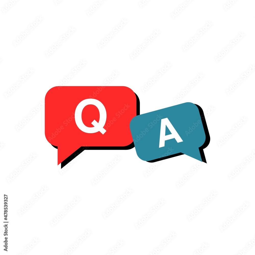 FAQ, questions and answers icon. Symbol, logo illustration. vector graphics FAQ, questions and answers icon. Symbol, logo illustration. vector graphics