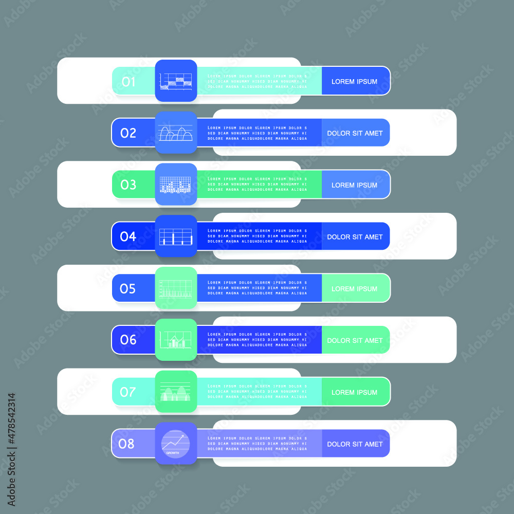 Infographic elements for annual business reports Infographic elements for annual business reports