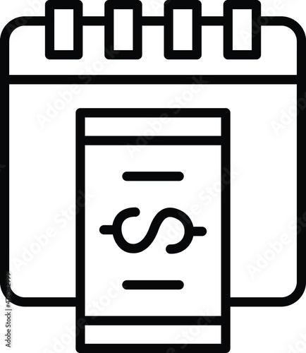 Canvas Print Installment Icon Style