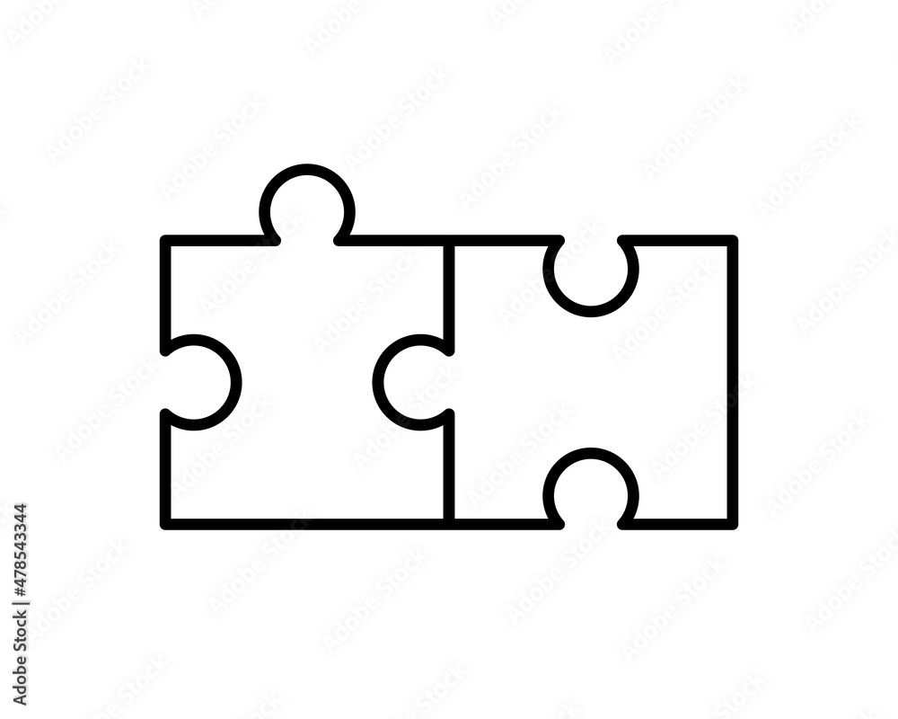 Puzzle icon. Teamwork icon. Partnership. Vector on isolated background. EPS 10 Puzzle icon. Teamwork icon. Partnership. Vector on isolated background. EPS 10