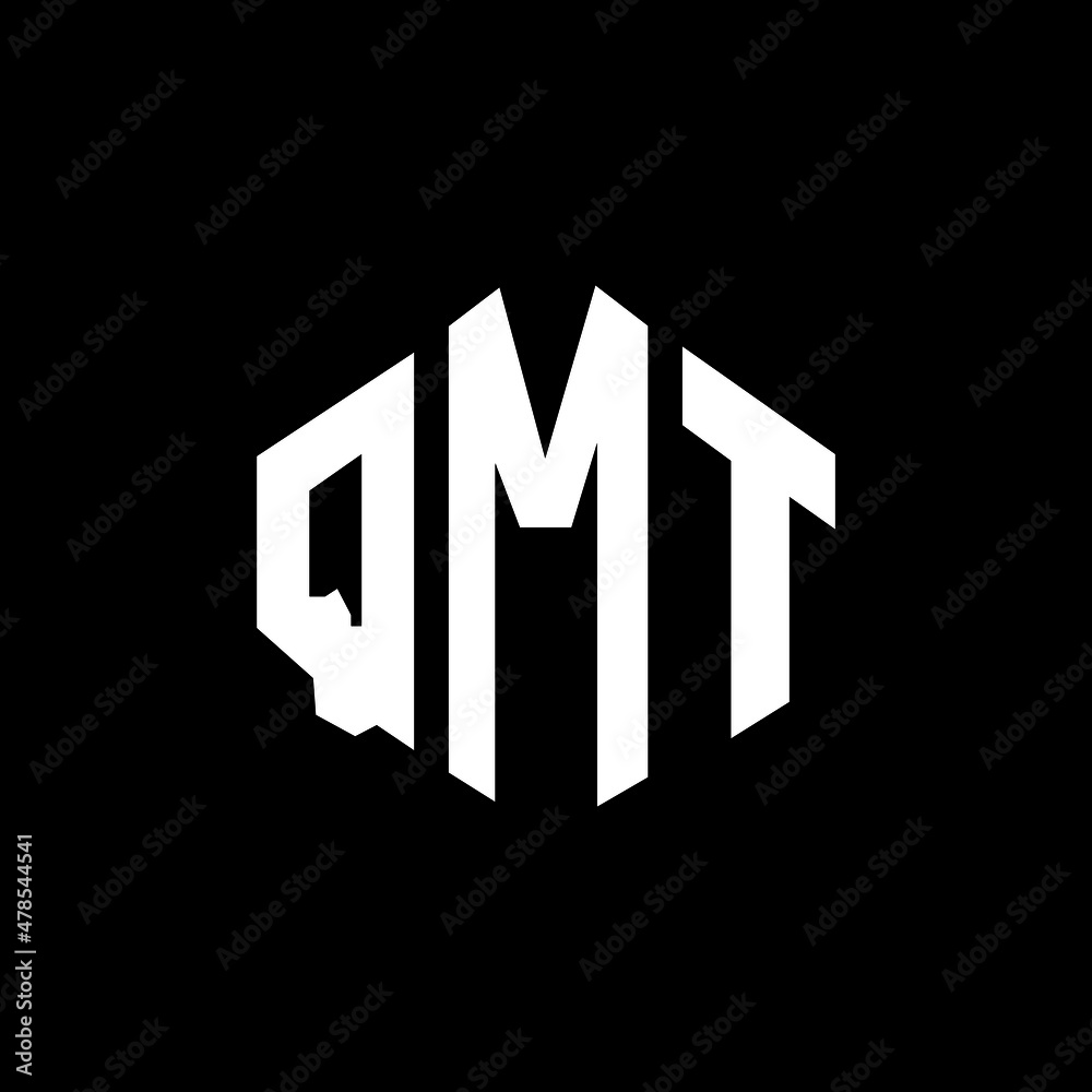 QMT letter logo design with polygon shape. QMT polygon and cube shape logo design. QMT hexagon vector logo template white and black colors. QMT monogram, business and real estate logo. QMT letter logo design with polygon shape. QMT polygon and cube shape logo design. QMT hexagon vector logo template white and black colors. QMT monogram, business and real estate logo.