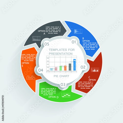 Template for your project, options for presentations