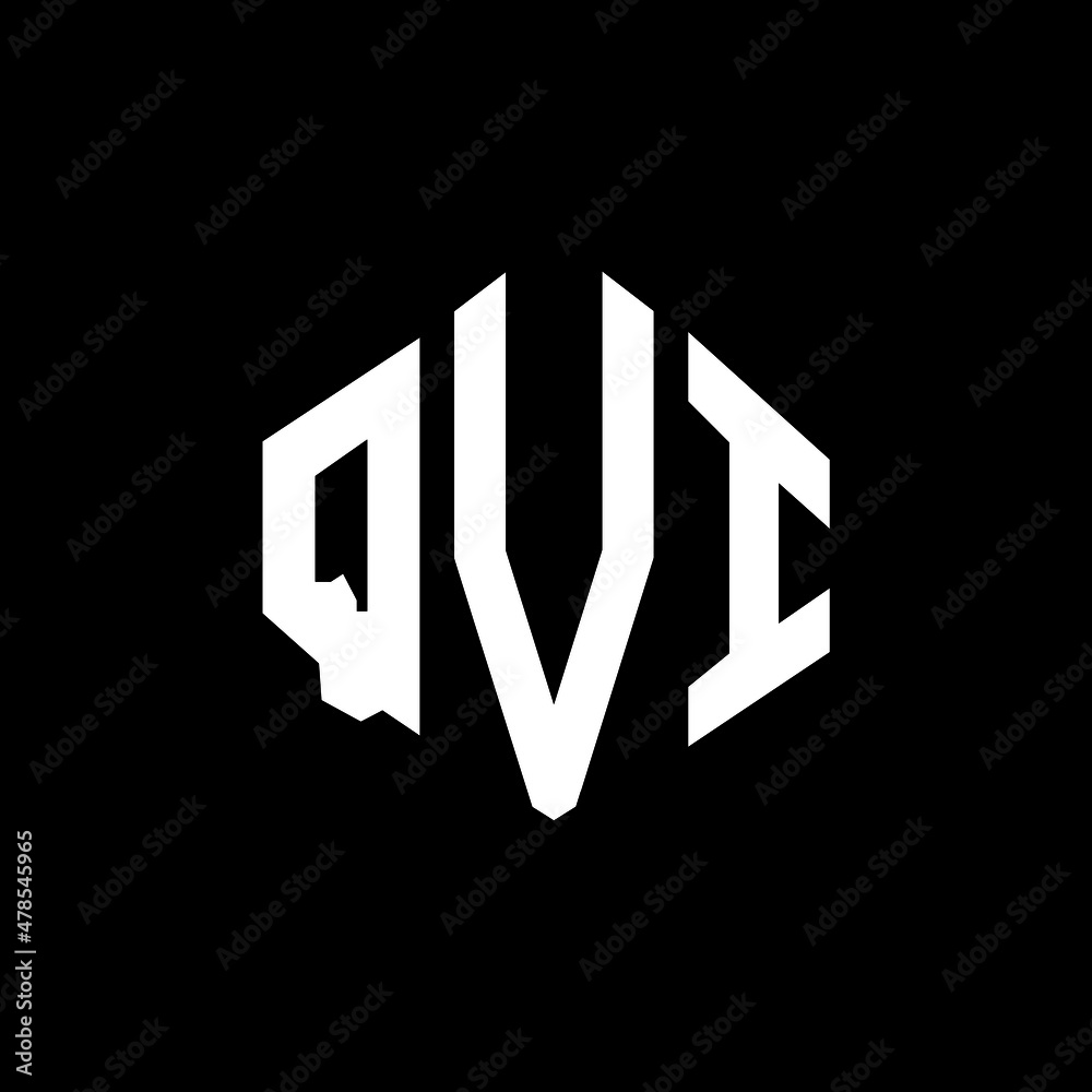 QVI letter logo design with polygon shape. QVI polygon and cube shape logo design. QVI hexagon vector logo template white and black colors. QVI monogram, business and real estate logo. QVI letter logo design with polygon shape. QVI polygon and cube shape logo design. QVI hexagon vector logo template white and black colors. QVI monogram, business and real estate logo.
