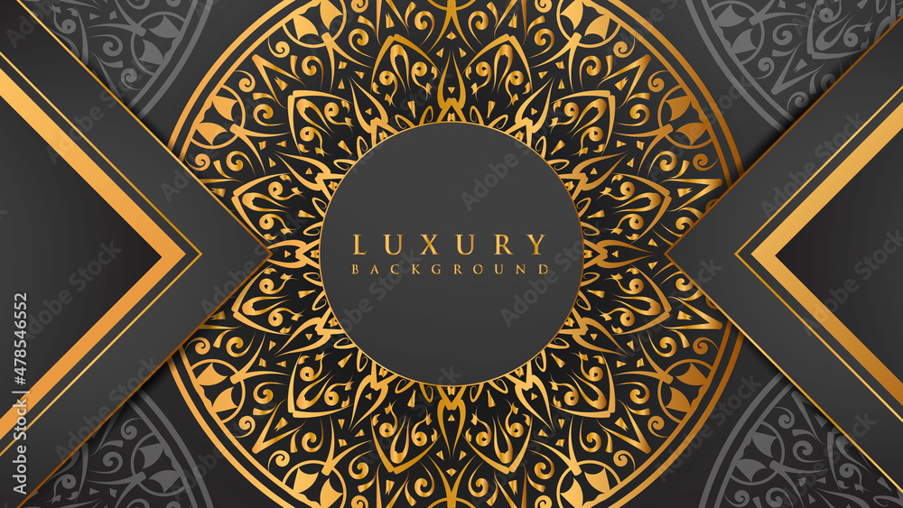 Luxury mandala background with golden arabesque pattern arabic islamic east style.decorative mandala for print Luxury mandala background with golden arabesque pattern arabic islamic east style.decorative mandala for print