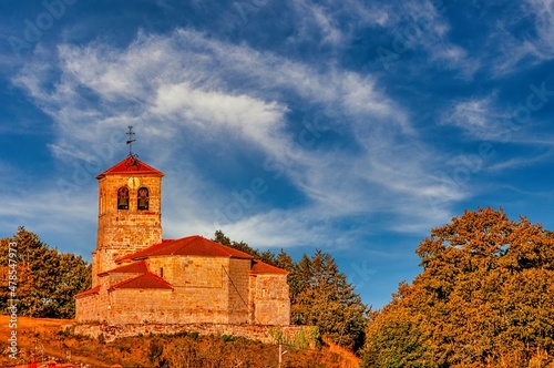 Romanic Church of El Salvador in Barrio de Bricia. photo