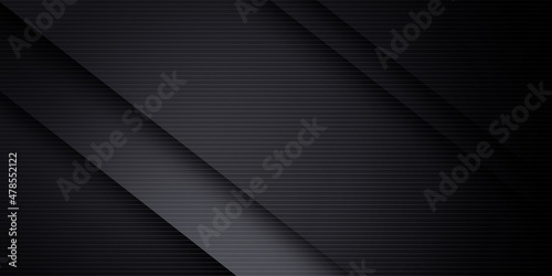 Black contrast tech line background. Dark illustration corporate design
