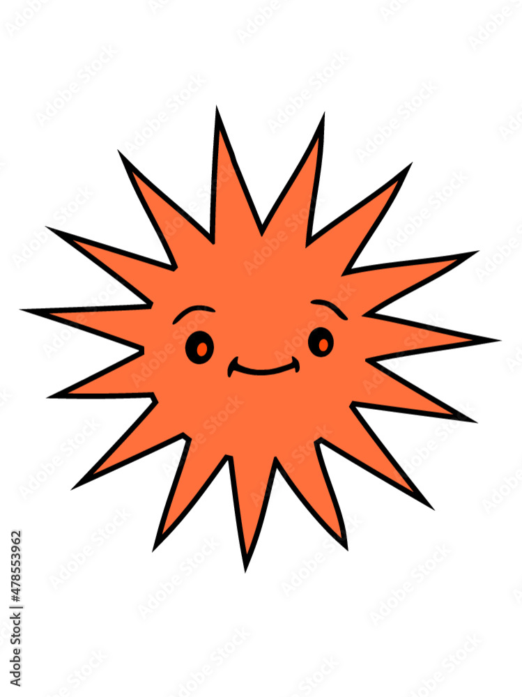 Sonne mit Gesicht Sonne mit Gesicht