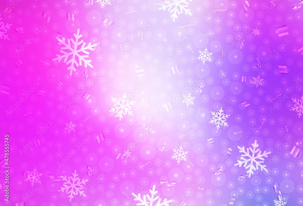 Light Purple, Pink vector template in carnival style. Light Purple, Pink vector template in carnival style.