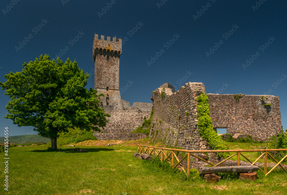 Fototapeta premium Radicofani Castle, Tuscany, Italy