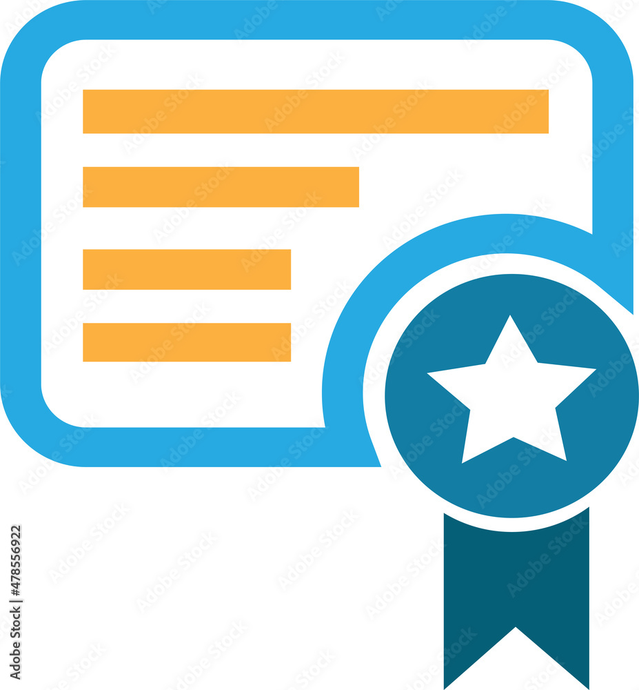 Certificate icon sign symbol design Certificate icon sign symbol design
