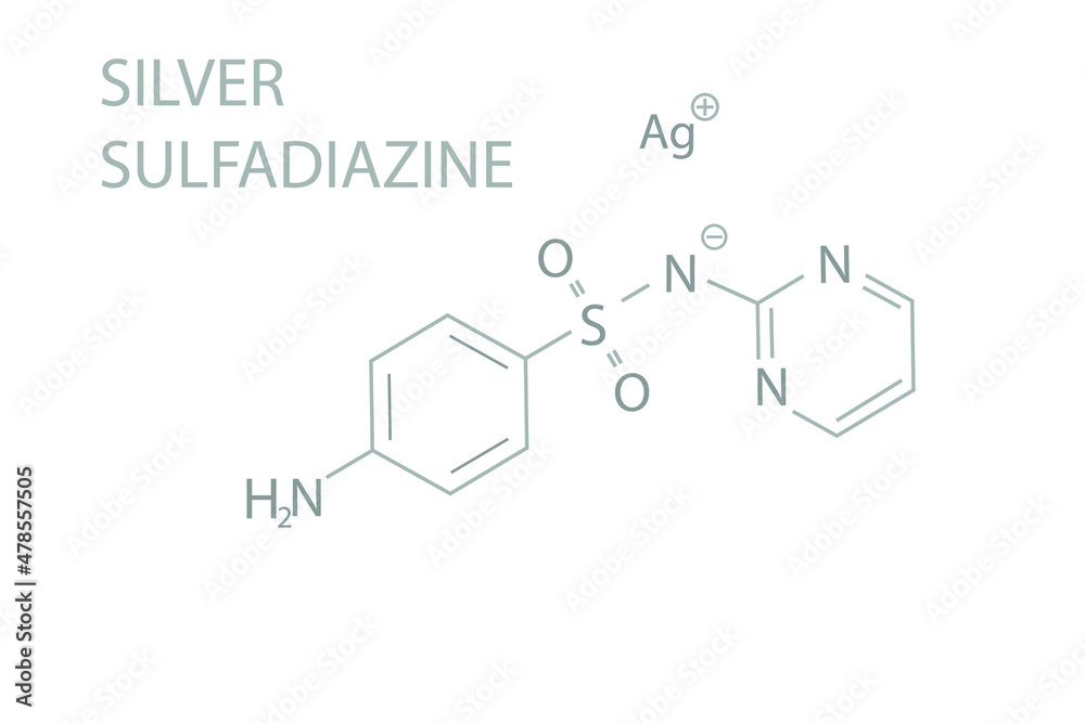 Fototapeta premium molecular skeletal chemical formula.