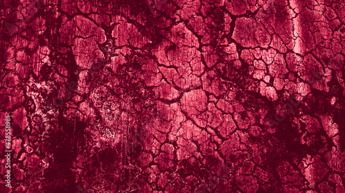 red abstract old concrete wall texture background