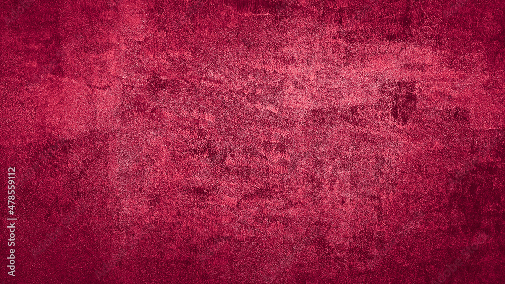 red abstract old concrete wall texture background