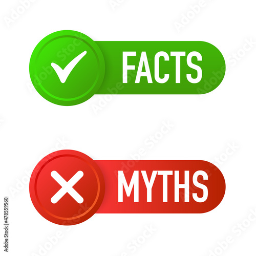 Myths facts Fototapet