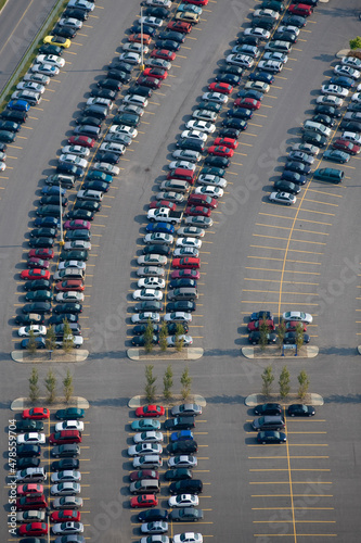 Car Parking Lot Quebec Canada