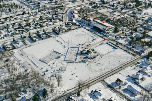 Outdoor Hockey and Winter Sports Quebec Canada