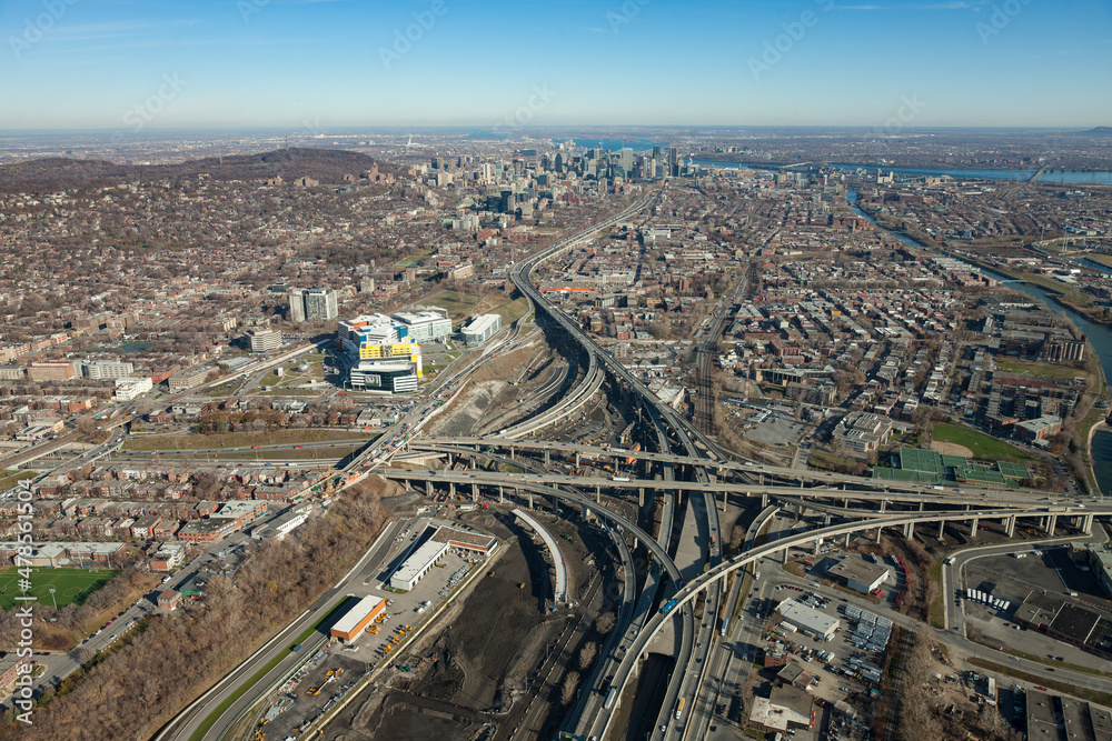 Highway and Freeways Montreal Quebec Canada