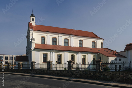 Catholic church of St. Michael the Archangel in Novogrudok. Belarus