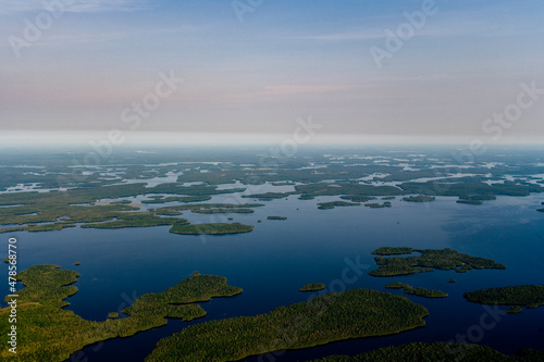 Boreal Forest in Waskaganish Region Quebec Canada © Overflightstock