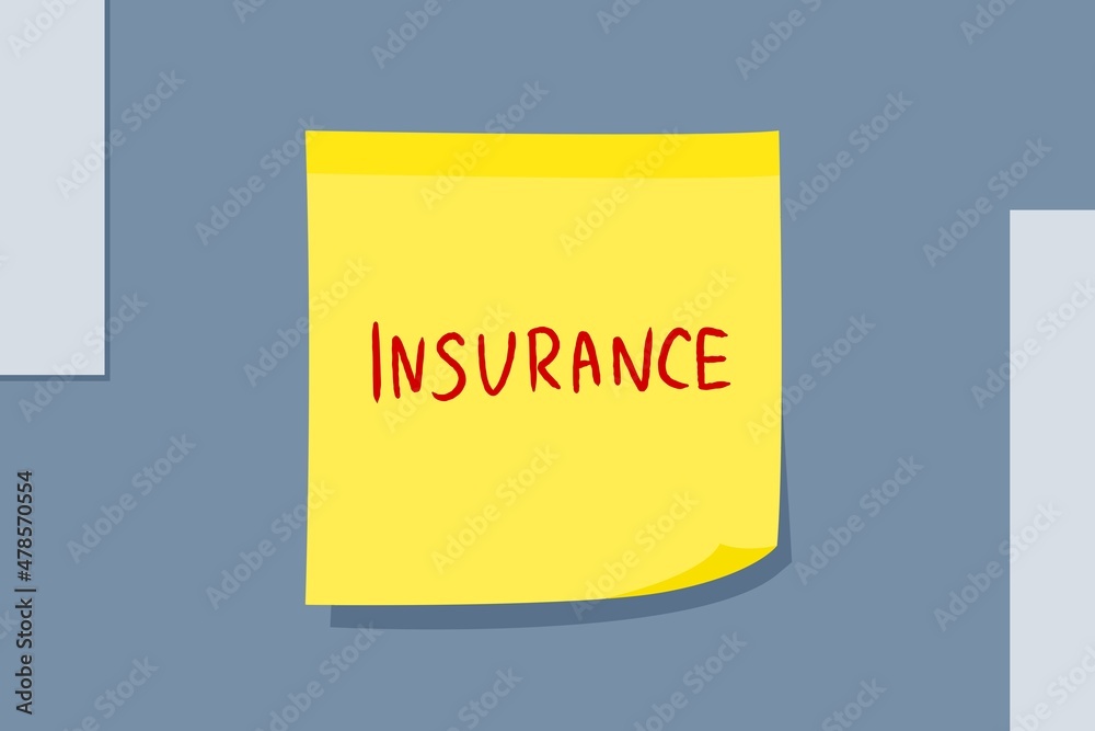 Insurance word sign Insurance word sign