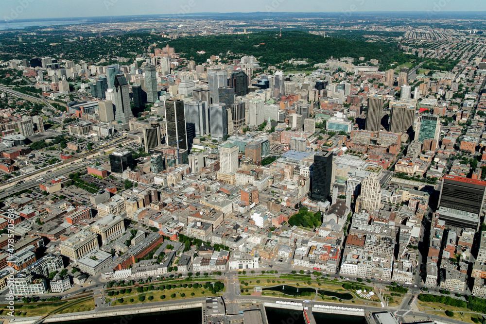 Downtown Montreal Quebec Canada