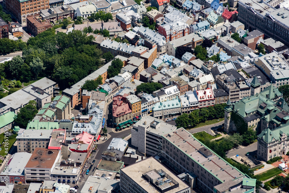 Obraz premium Historic Old Quebec City Canada