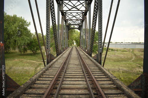 Bild auf Leinwand Trolley Bridge