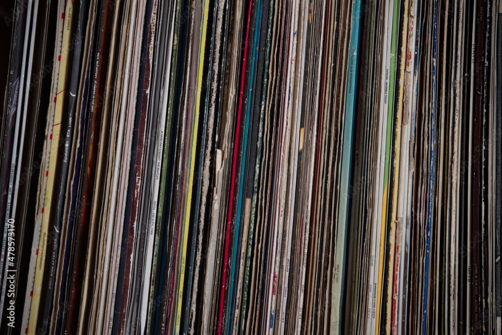 Old long-playing records